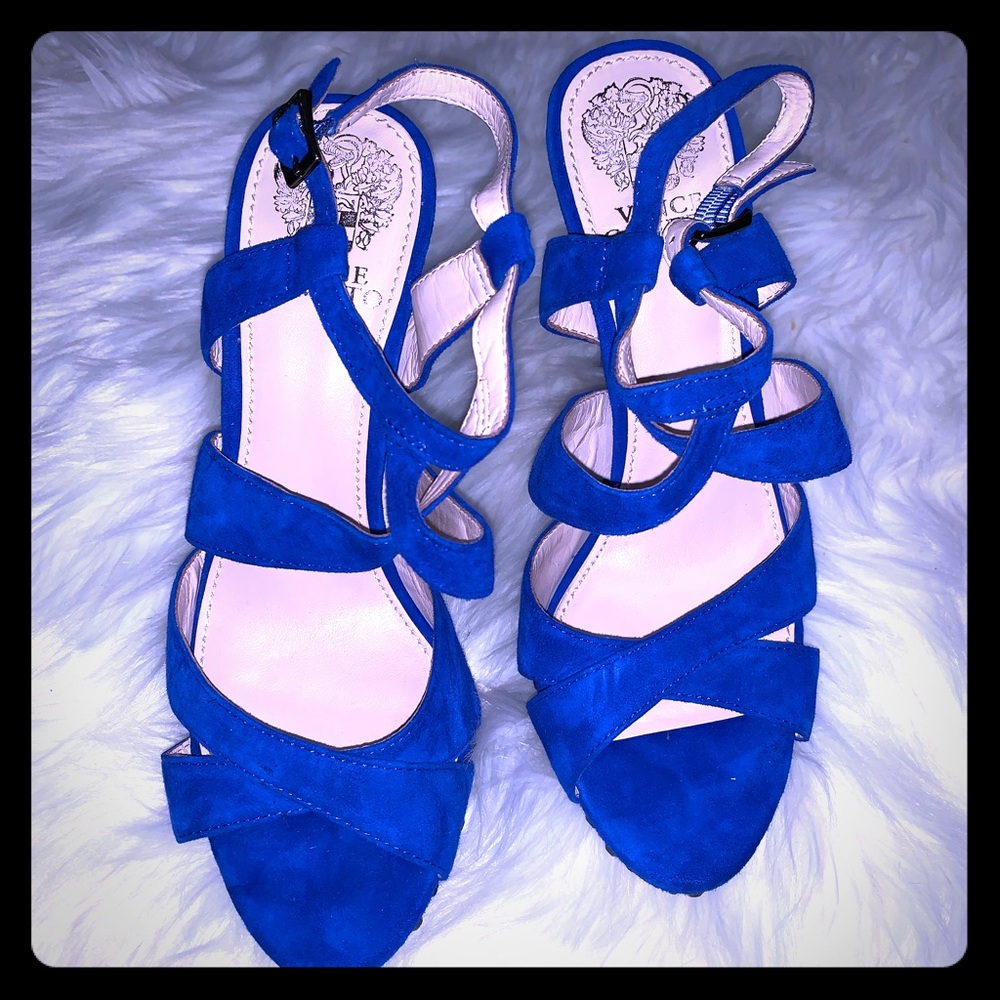 Blue sandals